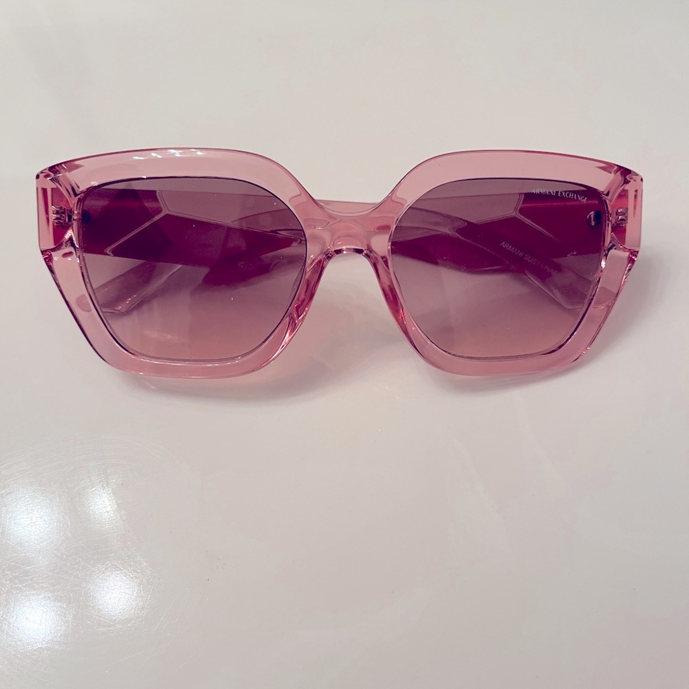 Armani Exchange pink sunglasses